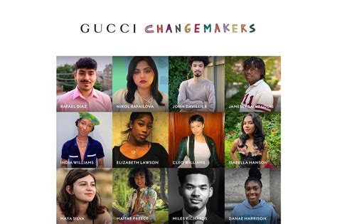 gucci cambiare il mondo|Gucci Changemakers: è il momento di investire nel cambiamento.